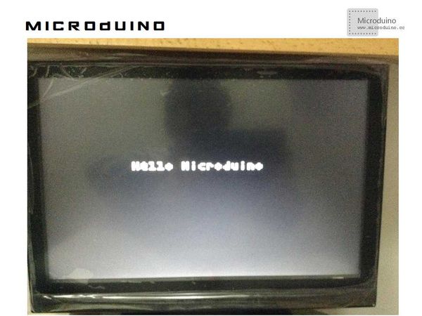 电视输出图像hello microduino.jpg