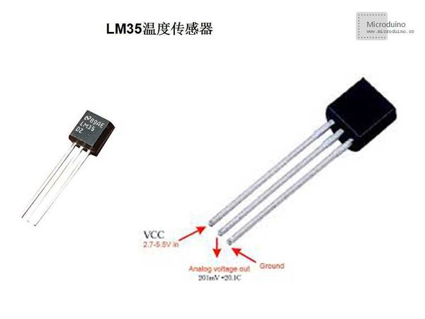 Microduino Digital tube thermometer(LM35, DS18b20) - Microduino Wiki